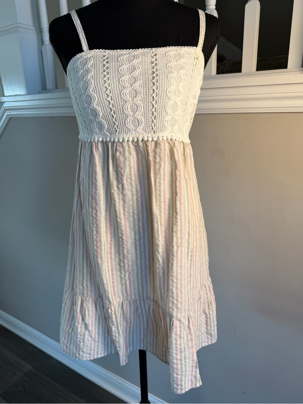 Altard State Crochet-Bodice Summer Dress